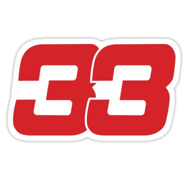 Max Verstappen nummer 33 logo