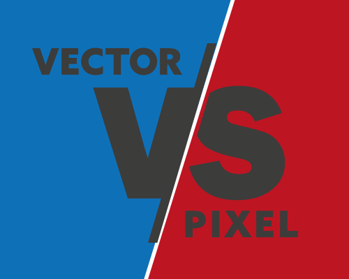 vecotr vs pixel logo